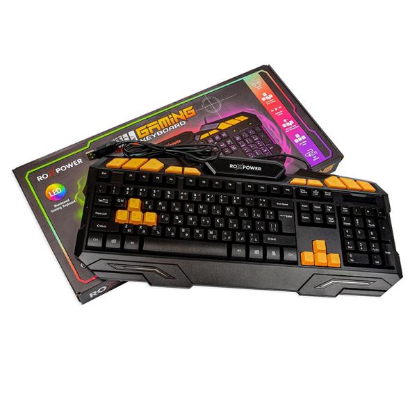 Гейминг компютърна клавиатура ROXPOWER G-8100 Gaming LED