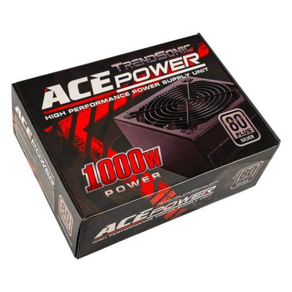 Захранващ блок за компютър Trendsonic ACE Power FP-1000W Silver