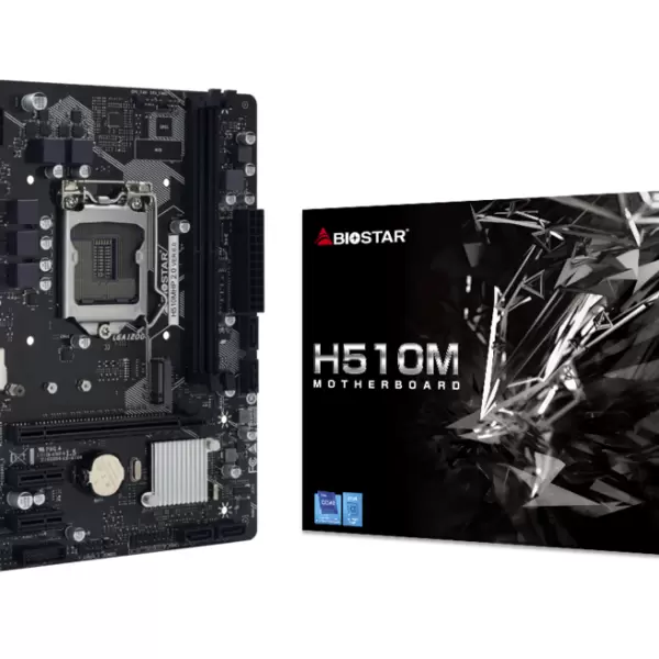 Дънна платка BIOSTAR H510MHP 2.0, LGA1200, DDR4, mATX