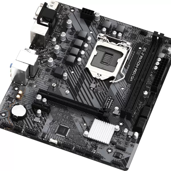 Дънна платка ASRock H510M-HDV/M.2 SE, LGA1200, DDR4, mATX