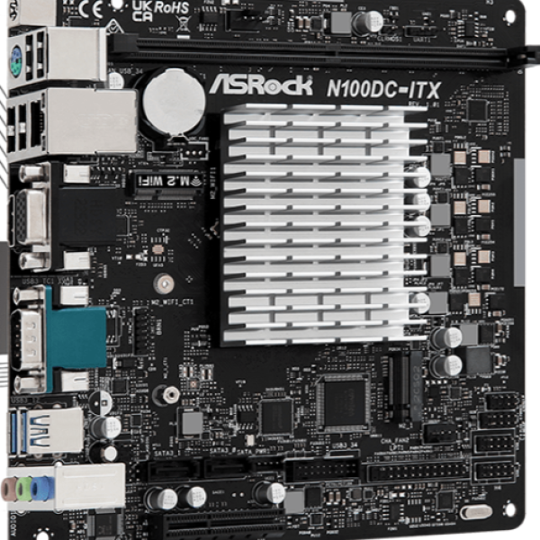 Дънна платка ASROCK N100DC-ITX, Intel® Quad-Core Processor N105, Mini-ITX