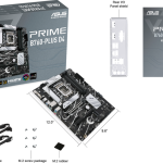 Дънна платка ASUS PRIME B760-PLUS D4, LGA 1700, ATX