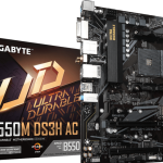 Дънна платка GIGABYTE B550M DS3H AC Socket AM4