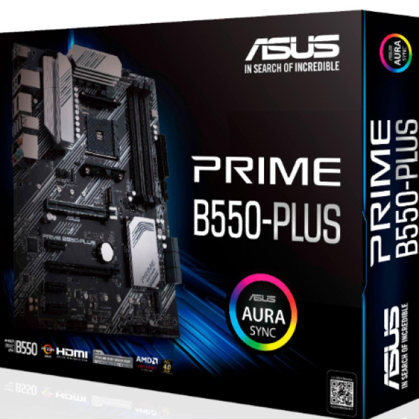 Дънна платка ASUS PRIME B550-PLUS, socket AM4