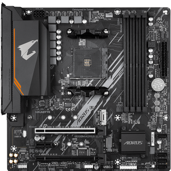 Дънна платка GIGABYTE B550M AORUS ELITE, Socket AM4