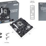 Дънна платка ASUS PRIME B760M-K D4, LGA 1700, mATX