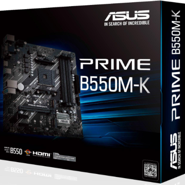 Дънна платка ASUS Prime B550M-K, socket AM4