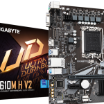 Дънна платка GIGABYTE H610M H V2 Socket 1700, DDR5 rev 1.0, Micro ATX