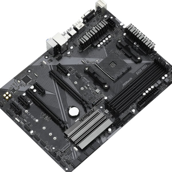 Дънна платка ASRock B450 Pro4 R2.0, AM4, DDR4