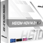 Дънна платка ASRock H610M-HDV/M.2+ D5 LGA1700