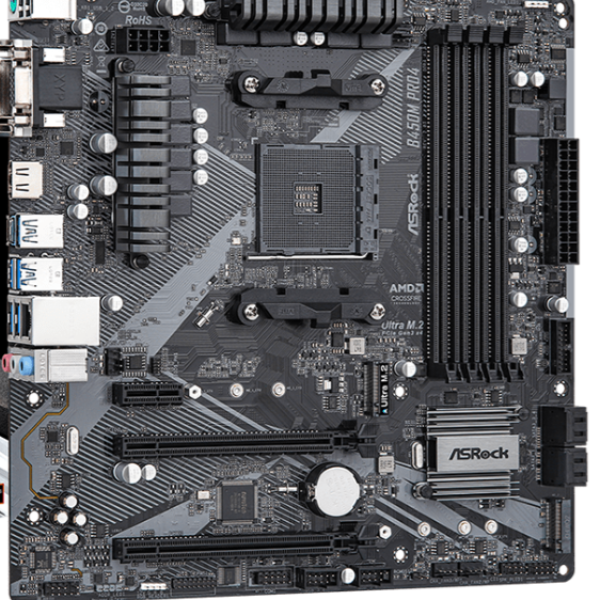 Дънна платка ASROCK B450M Pro4 R2.0