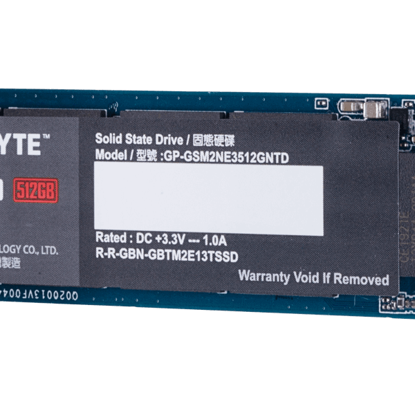 Solid State Drive (SSD) Gigabyte M.2 Nvme PCIe Gen 3 SSD 512GB