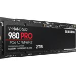 SSD SAMSUNG 980 PRO, 2TB, M.2 Type 2280, MZ-V8P2T0BW