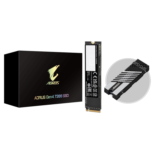 SSD Gigabyte AORUS 7300, 1TB, NVMe, PCIe Gen4 SSD