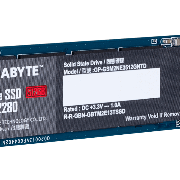 Solid State Drive (SSD) Gigabyte M.2 Nvme PCIe Gen 3 SSD 512GB