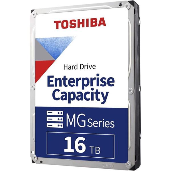 Хард диск Toshiba MG Enterprise, 16TB, 512MB, SATA 6.0Gb/s, 7200rpm, MG08ACA16TE