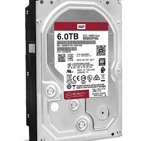 Хард диск WD Red Pro 6TB NAS 3.5" 6TB 256MB 7200RPM