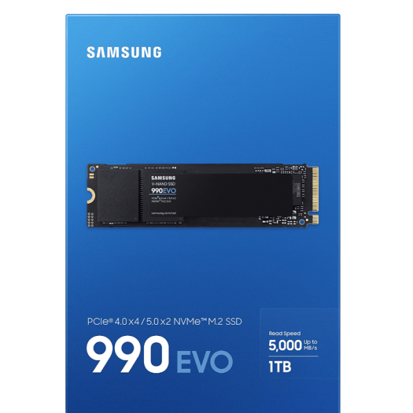 SSD SAMSUNG 990 EVO, 1TB - MZ-V9E1T0BW