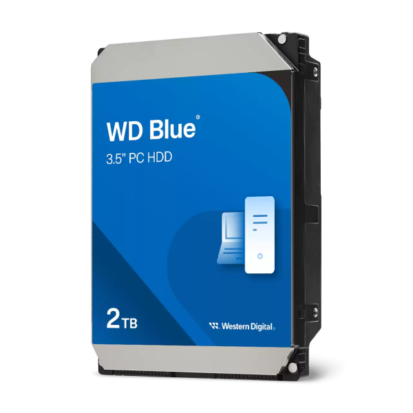 Хард диск WD Blue 2TB, 7200rpm 64MB, SATA3 - WD20EARZ