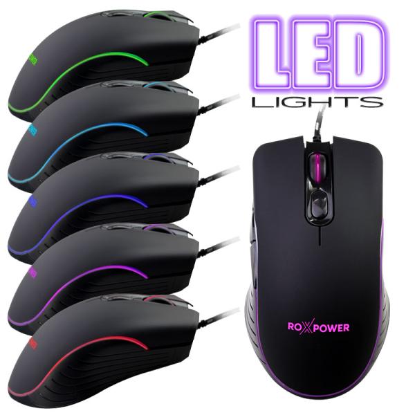 Гейминг компютърна мишка ROXPOWER G20 Gaming RGB