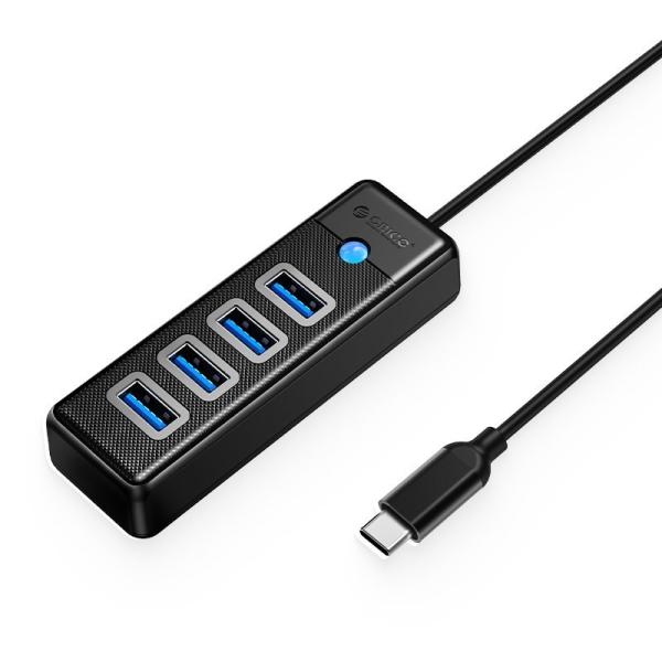 USB хъб Orico 4 port USB 3.0 Type-A - USB 3.1 Type-C 15cm