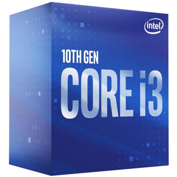 Процесор Intel Comet Lake-S Core I3-10100, 4 cores, 3.6Ghz, 6MB, 65W, LGA1200, BOX