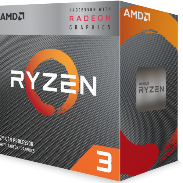 Процесор AMD RYZEN 3 3200G, 4-Core, 3.6 GHz, 6MB, 65W, AM4, BOX