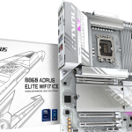 Дънна платка GIGABYTE B860 AORUS ELITE WIF 7 ICE, LGA 1851