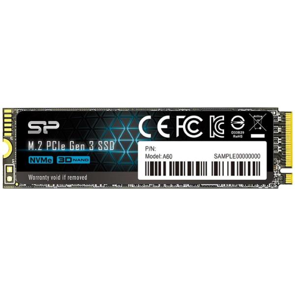 SSD Silicon Power A60 512GB M.2 NVMe PCIe Gen3