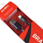 Кабел BRAVAS USB Type A -Type C черен 1.5м , сертифициран